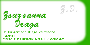 zsuzsanna draga business card